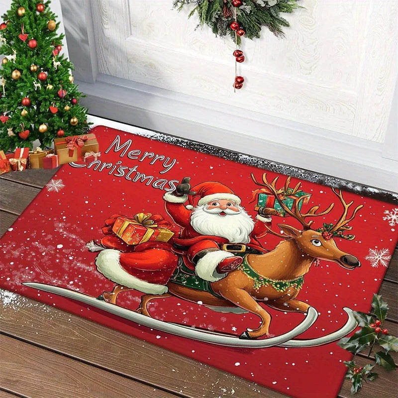 Christmas Carpet Door Merry Christmas