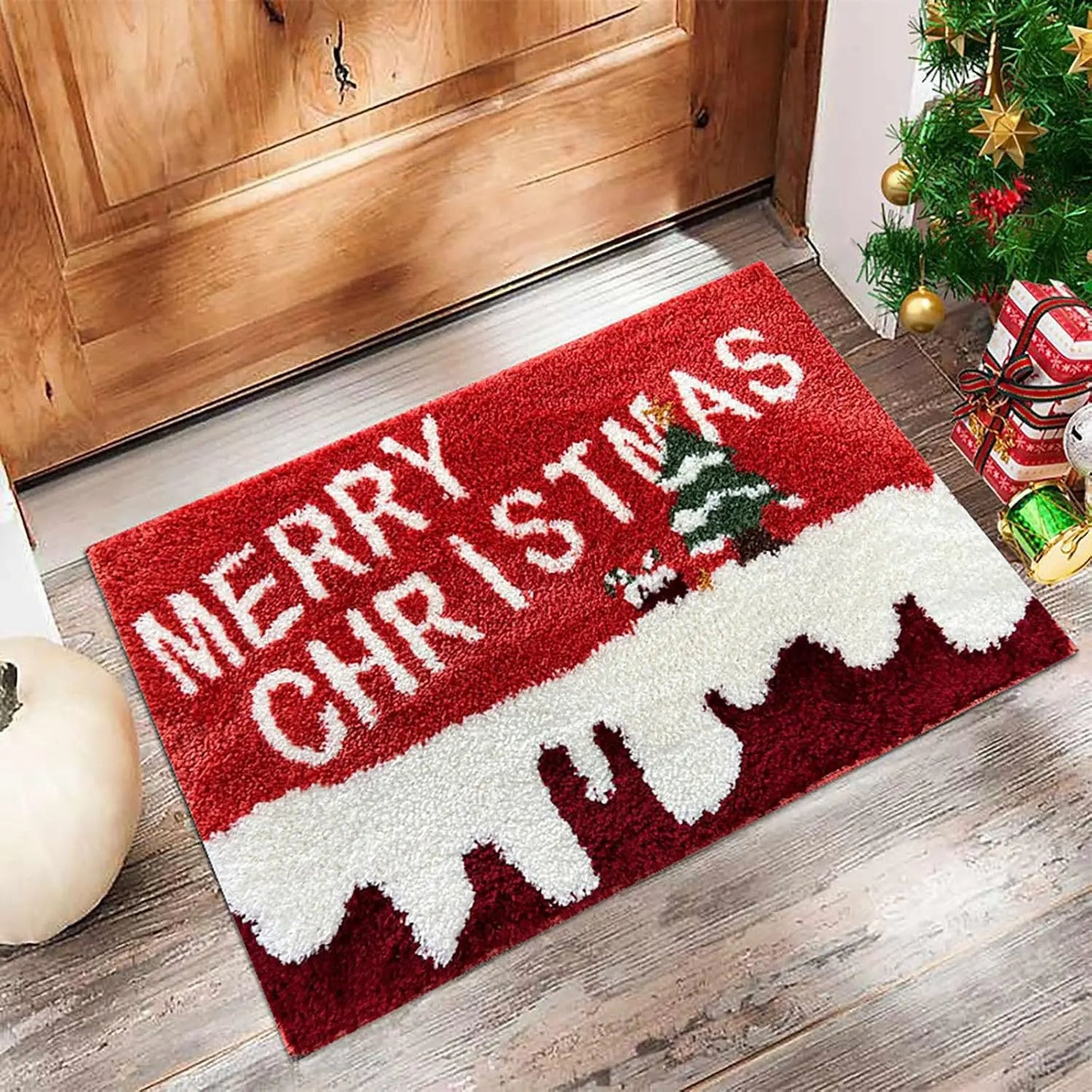 Christmas Carpet Door Merry Christmas