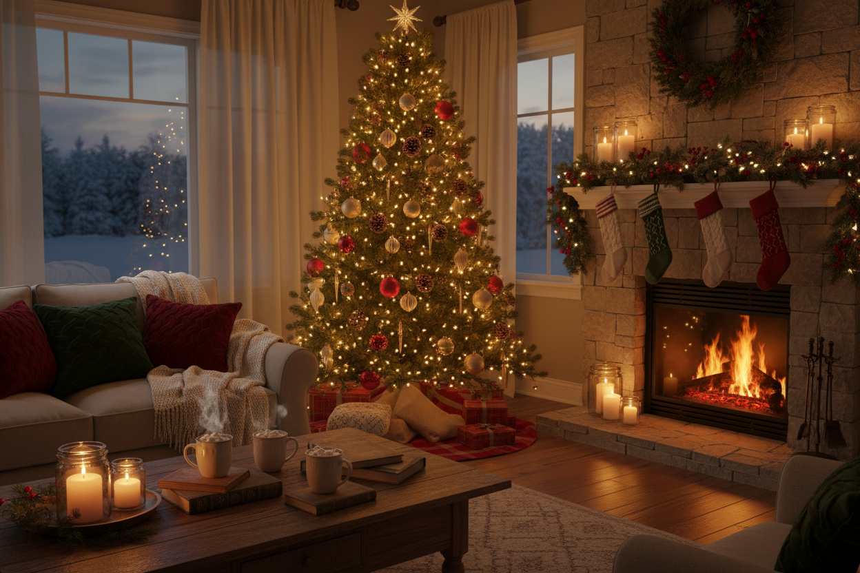 christmas cozy vibes